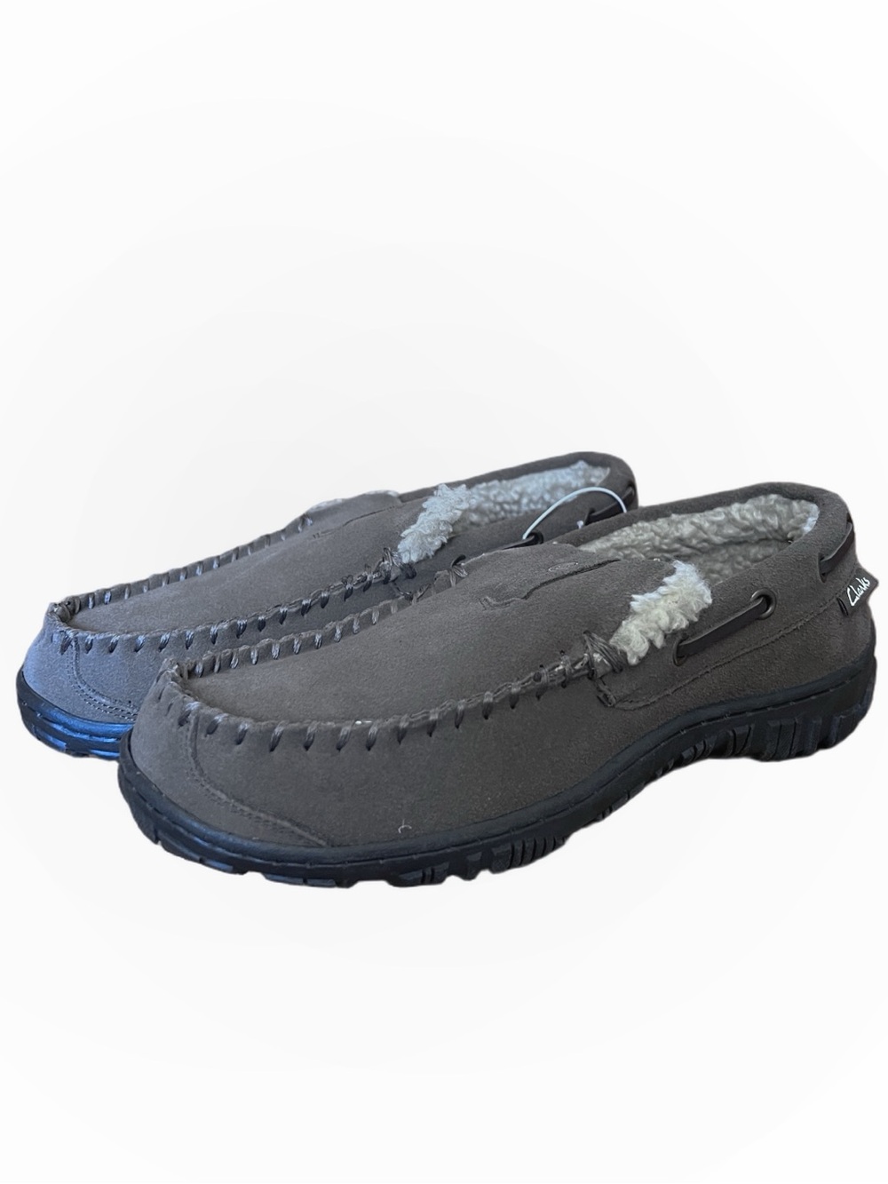 [NEW] Clarks Classic Men's Venetian Suede Moccassins Slippers - Sz 8M